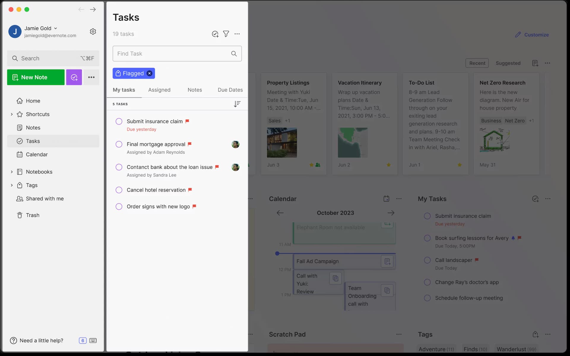 A UI rappresentation of tasks-see-your-priorities